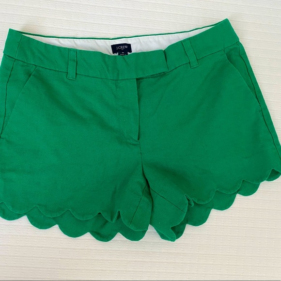 J. Crew Pants - J Crew Scalloped Shorts